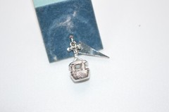 Vintage Sterling Silver Steamboat Brand Gondola Ski Sky Lift Charm