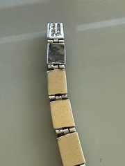Vintage Taxco Mexico Sterling Silver 950 Black Onyx Tennis Bracelet TM-181 7.5″