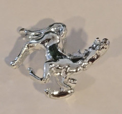 Vintage Mustang Wild Running Horse Silver Tone? Pin Brooch Equestrian Country