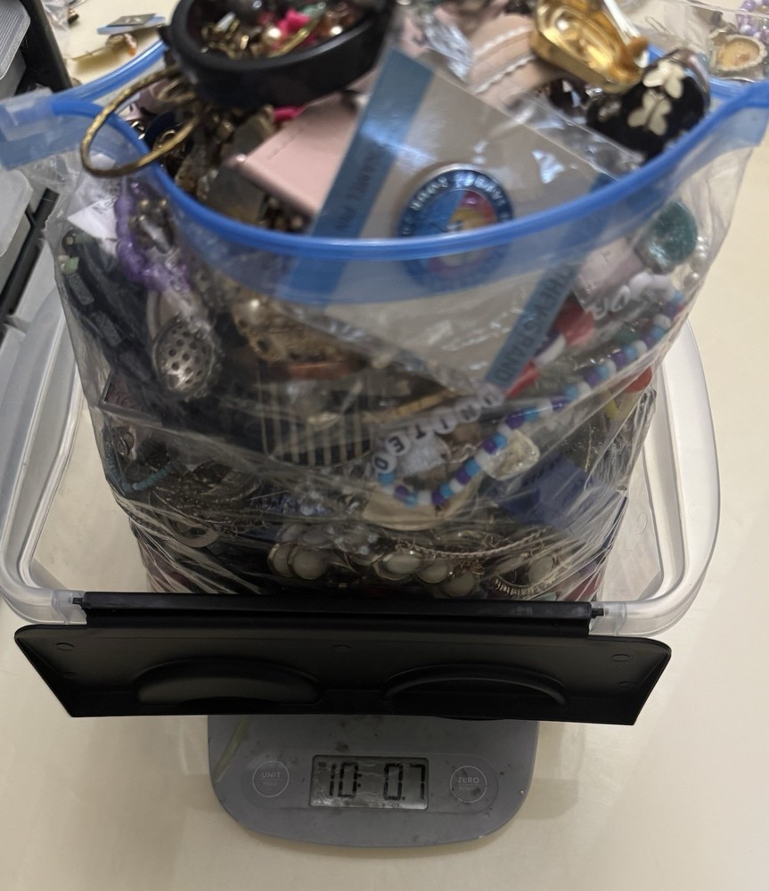 Huge 10 lbs Lot + vintage + Modern jewelry + Craft pieces + Harvest + DIY