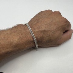 Vintage 925 Sterling Silver Bracelet 21cm 5.42g Delicate Chain Hallmarked Unisex