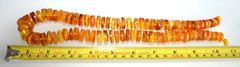 76gr RUSSIAN SOVIET BALTIC AMBER BEAD NECKLACE 琥珀 BRACELET STONE PENDANT EARRING