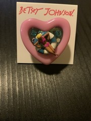 Betsey Johnson Pool Party Earrings and Ring Size 7 Stretchable – Rare – G2