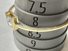 Gold Tone Clamp Bangle Bracelet Huge Rhinestone Focal b183
