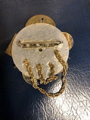 Bag Pin/Clothes Pin With Blue Stone and Watch Accessories