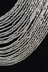 Beautiful Handmade Vintage Bead 16″ Bib Necklace – Made in Nepal