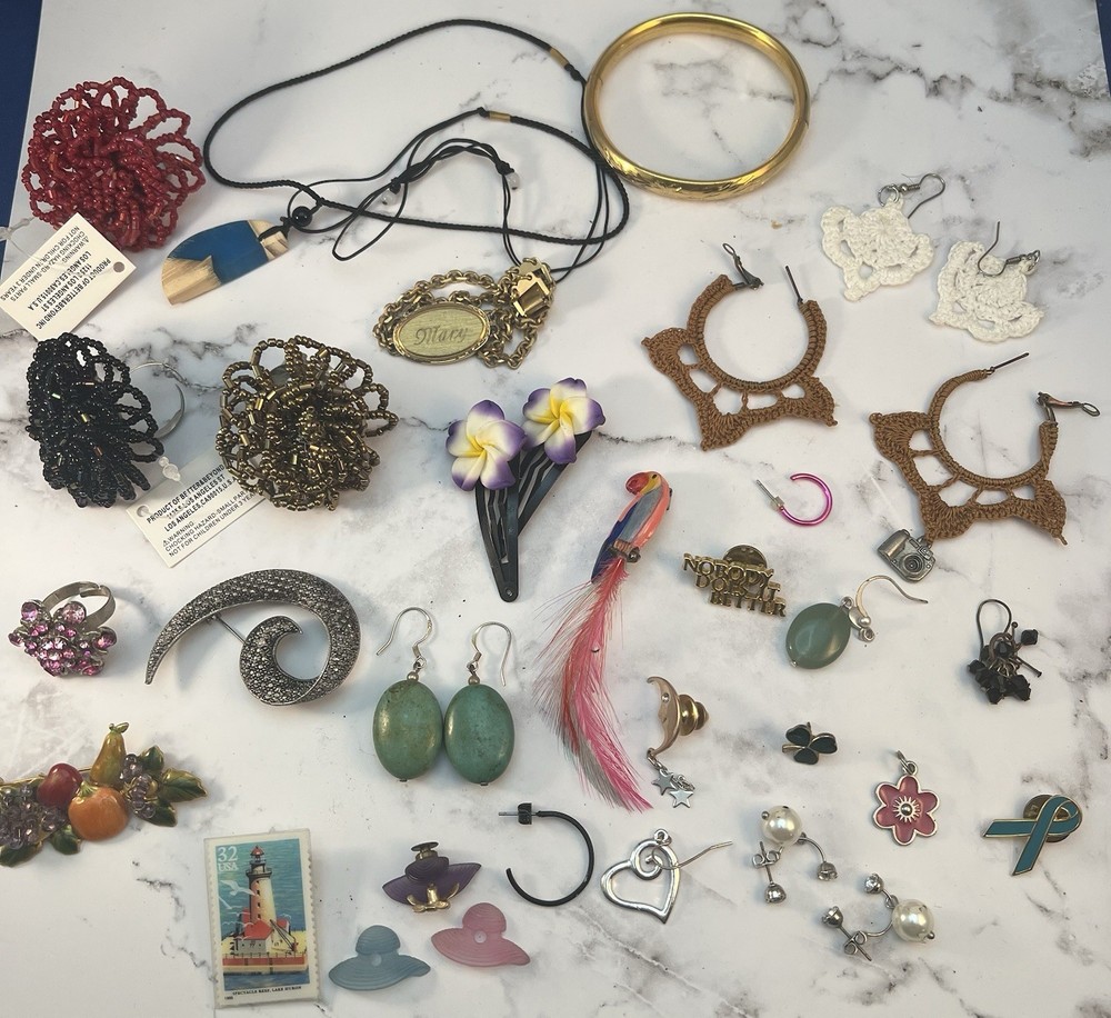 Vintage Costume Jewelry Lot 20+ Pcs 90s Deadstock Better Beyond Statement Rings