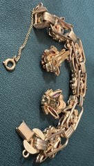 BREATH-TAKING GORGEOUS VINTAGE JULIANA BRACELET EARRINGS SET EXCELLENT CONDITION