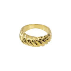 Mayamar Croissant Ring, 24K Gold Plated, Size 7 – NEW – SOLD OUT ONLINE
