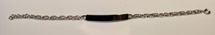 Vintage Speidel 7″ Silvertone ID Bracelet – NOS