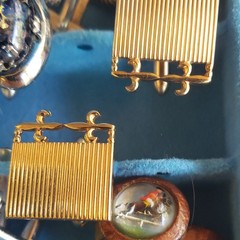 SWANK vintage lot of 21 Cufflinks, silver tone and gold tone.
