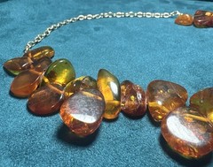Huge Vintage Amber Necklace 121.9 Grams