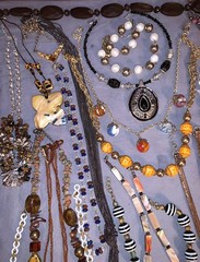 Great Lot 49 Vintage to Modern Fashion Necklaces Many Many Designs