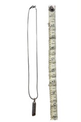 LUX Vintage Sterling Silver Engraved Whistle, Pendant + Necklace, 17”