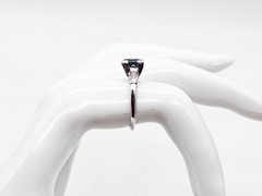Vintage 1940s $6000 2.20ct Natural Ceylon BLUE Sapphire Diamond Platinum Ring 5g