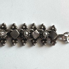 Vintage Silver Braided Necklace Used Not specified