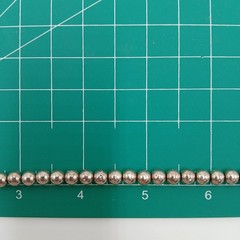VTG 925 MO Ball Bead Bracelet Unisex 7.5in Sterling Silver 7gtw Thick Sturdy