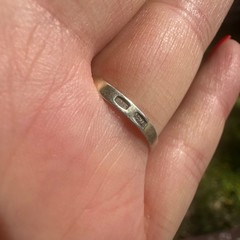 Vintage Soviet USSR 875 Silver Kubachi Niello Gilt Ring Hand Carved Ornate Band