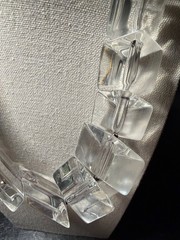 Vintage Lucite Necklace Chunky Lafayette 148 Runway Statement Gorgeous