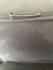 VINTAGE STERLING SILVER BABY DIAPER PIN unmarked No Brand