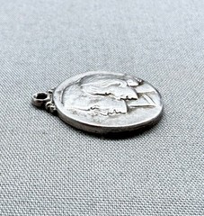 Vintage Sterling Silver Couple Charm Love Hearts