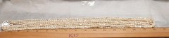 Vtg 6-Strand 32in Freshwater Pearl Necklace w/ Hematite in Clasp – Statement Pc!