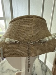 VTG 16″ Ivory Faux Pearl Necklace Silver Tone Fishhook Clasp