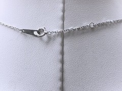 PLATINUM VS/G DIAMOND PENDANT NECKLACE 16″
