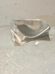 Bjorn Weckstrom ring size 5.50 band sterling silver women circa 1970’s