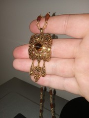vintage jewelry Velvet Rose Necklace, Goth, Brooch, Earrings. Unique/Rare