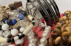 4Lb Mixed Mystery Jewelry Lot Vintage Mod Boho Bead Necklaces Bracelets Earrings