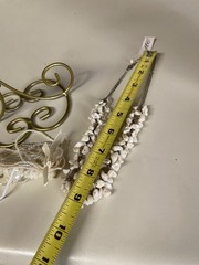 MermaidCore Mermaid Ivory Shell Chips Statement Necklace VTG Beach Surf Earrings