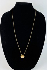 Vintage 1960s Crown Trifari Modernist Enamel Pendant Necklace 29 in