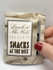 Vintage Lunch at The Ritz Champagne Brunch 24KT Gold Plated Pierced Earrings ’93