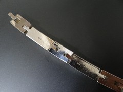 Vintage 925 Sterling Silver Panel 7″ Bracelet 30g