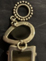 Amy Kahn Russell Vintage Sterling Multi Stone Horse Toggle Bracelet