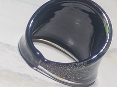 Vintage Blown Glass Ring
