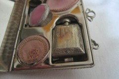 Vintage Antique Belais 14 K White Gold Front Edwardian Compact – 2″ by 3″