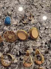 Vintage to Now Post Back Earrings Lot of 8 Pairs Multicolor Fashion Pierced Ear