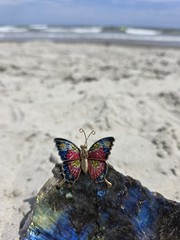 Garden Butterflies Delightful 60s Vintage Brooche