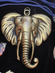 Lot 9 Vintage & Modern Animal & Birds Pendants Charms Elephant Frog Owl Flamingo