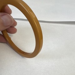 Vintage Bakelite Butterscotch Bangle Bracelet