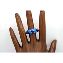 Taxco TC-104 Sterling Silver Inlay Ring