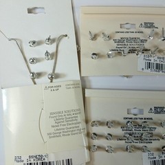 Vintage Y2K Jewelry Lot Sensible Solutions Deadstock Earrings Necklace Bracelet