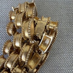 Rare Ciner MMA Museum Of Modern Art Necklace Collar Link Panther *455