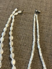 Mother Of Pearl Hand Strung Vintage Necklace Lot