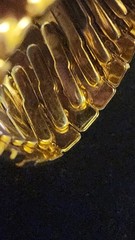 Vintage Expandable Goldtone Metal Bracelet 1960s To 1970s