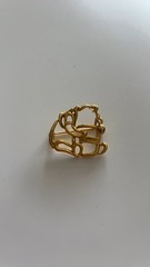 Vintage Lanvin Gold-Tone Brooch BR31