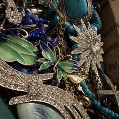 Vintage to Now Jewelry Lot, All Wearable Untested. No Broken. Box A6