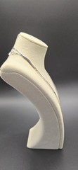 VTG Monet Silver-tone Flat Chain Necklace 28” Inches